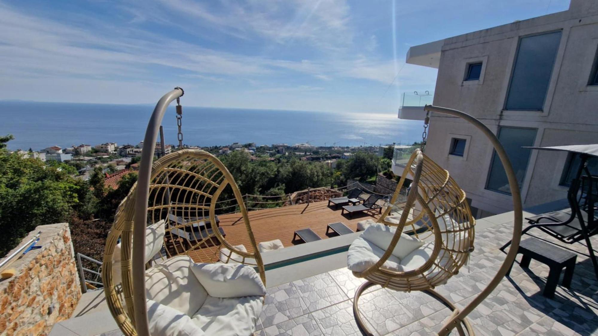 Ionian Pearl Lägenhet Dhërmi Exteriör bild